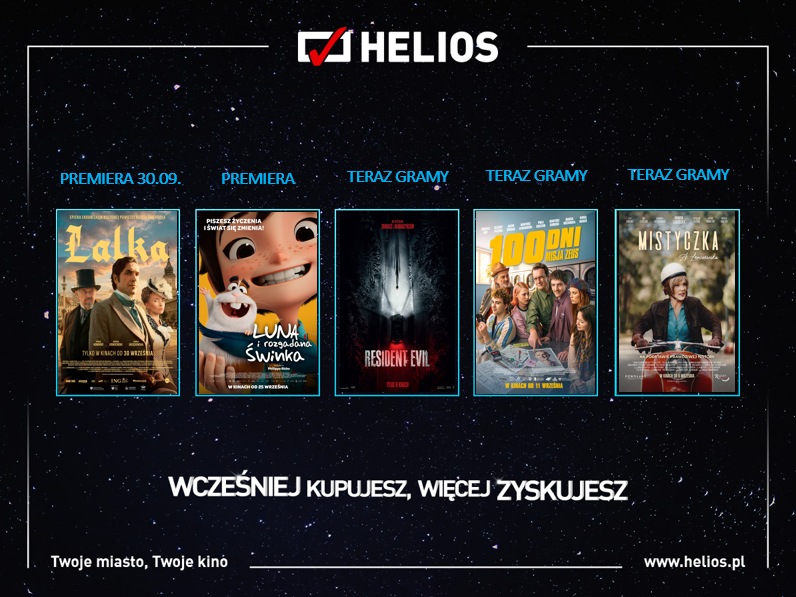 Filmowy początek jesieni w kinie Helios