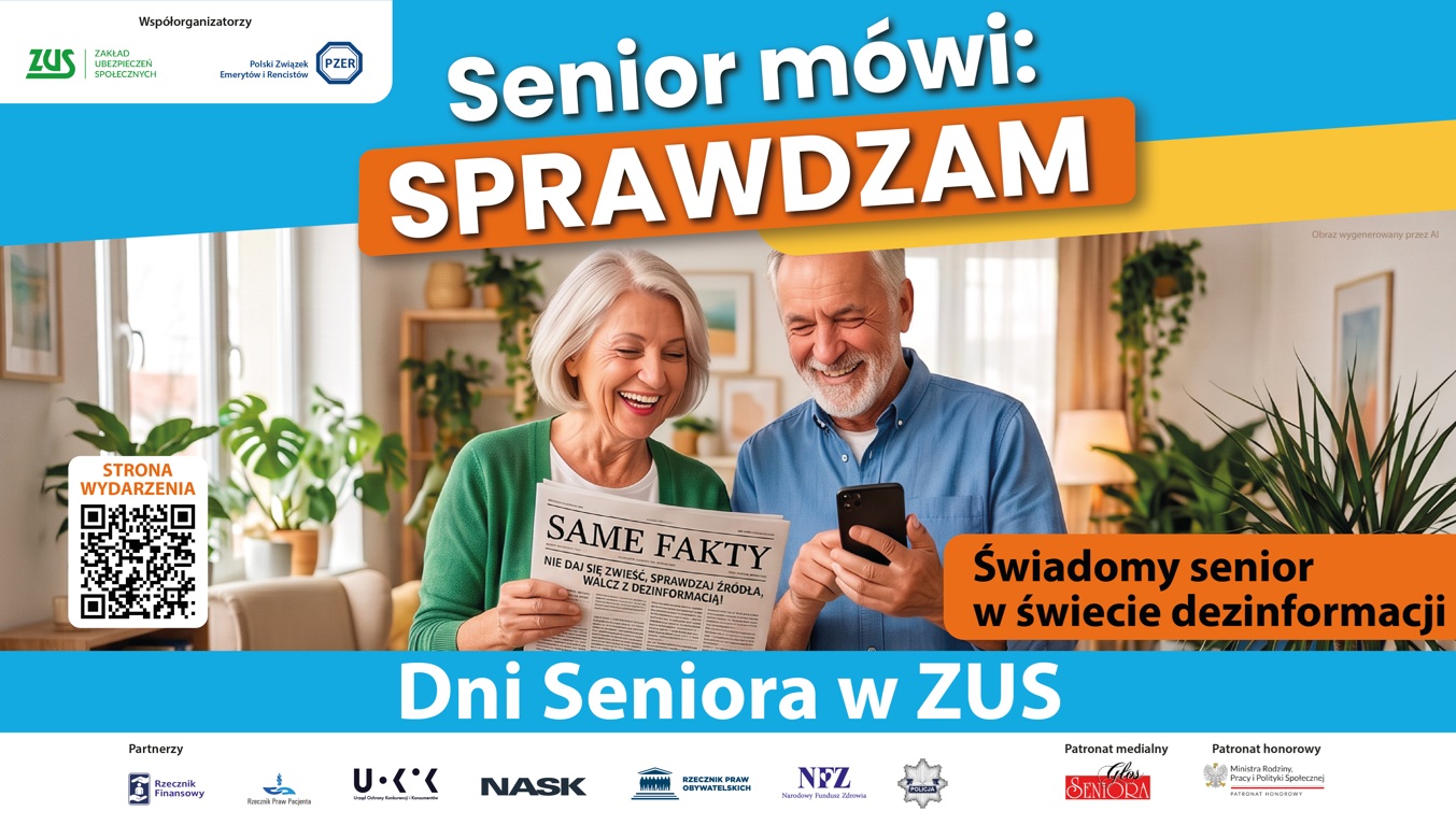 Senior w świecie dezinformacji, czyli jak nie dać się oszukać