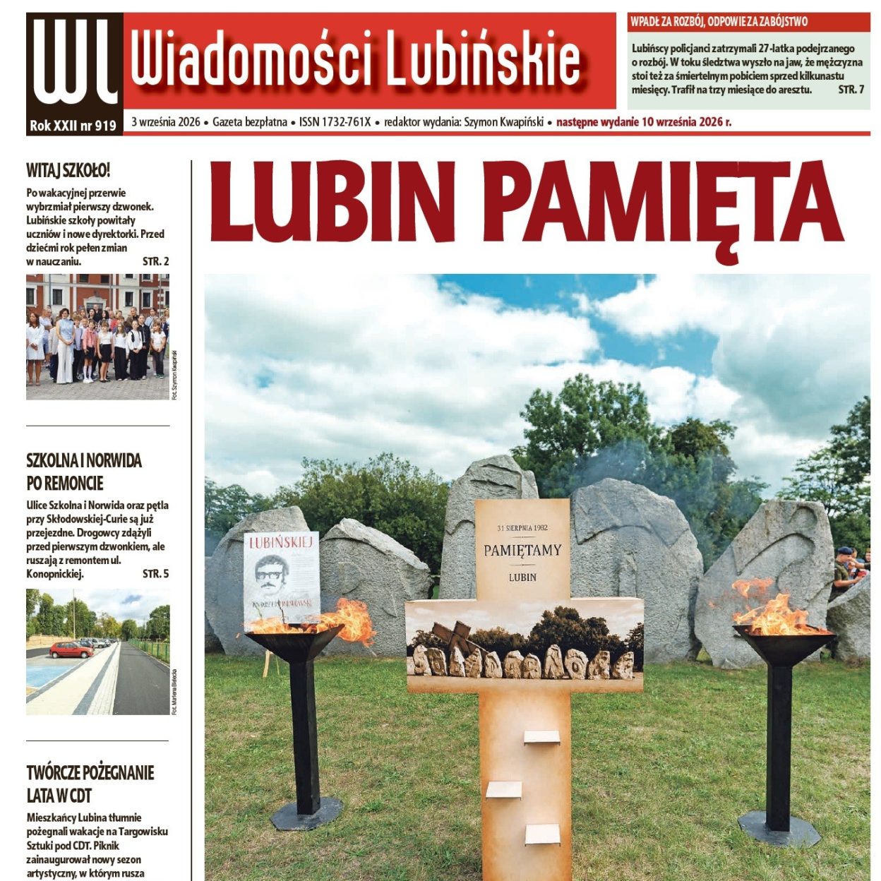 Kolejne „Wiadomości Lubińskie” już jutro