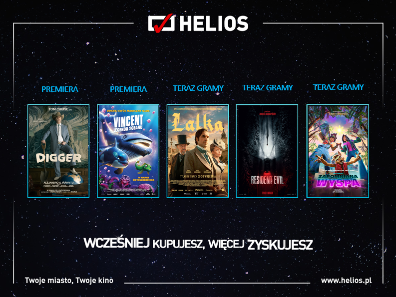 Moc różnorodnych seansów w kinie Helios
