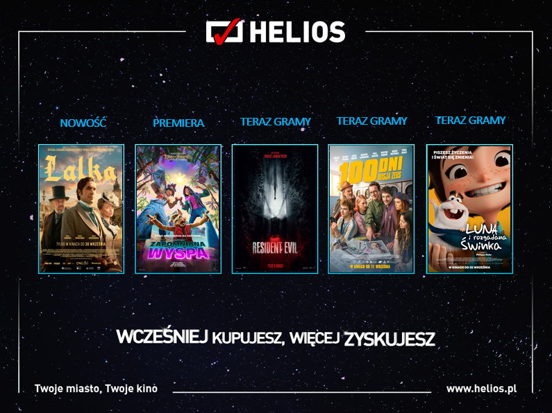 Październikowe nowości w kinie Helios