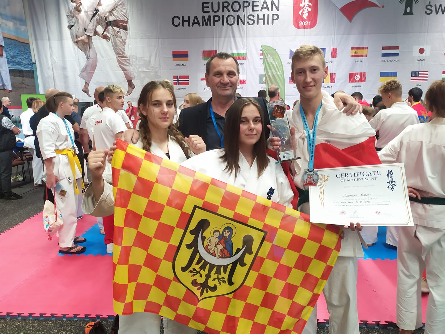 Wicemistrz Europy w karate kyokushin z Lubina