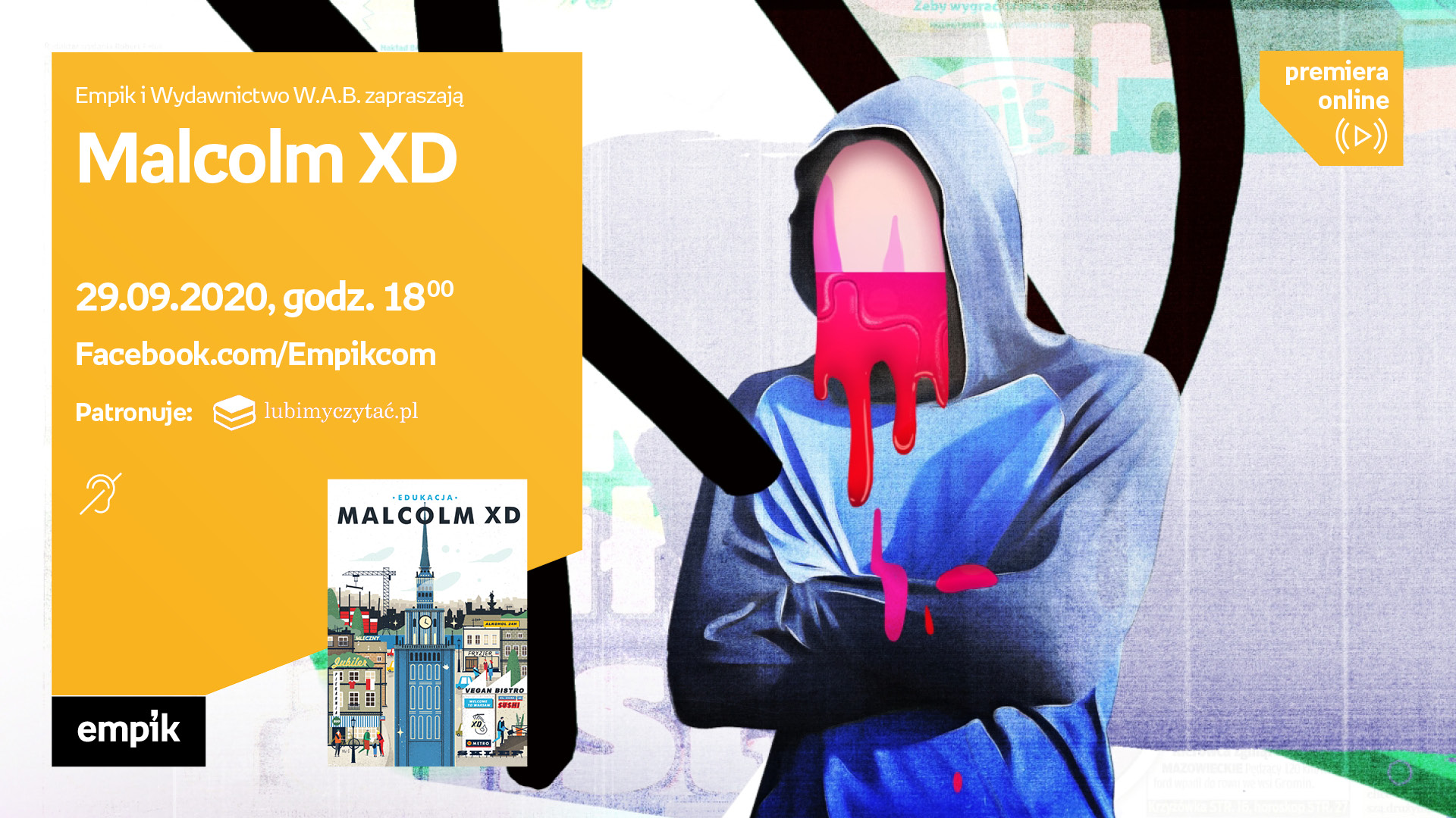 #Premieraonline z Malcolmem XD, Zasuwą, zespołem Luxtorpeda i Niedźwieckim