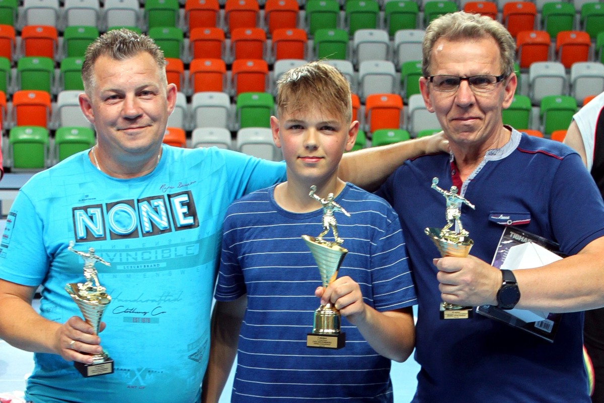 Mikołaj Kaciuba zwycięzcą Ligi Amatorskiej tenisa stołowego w Lubinie