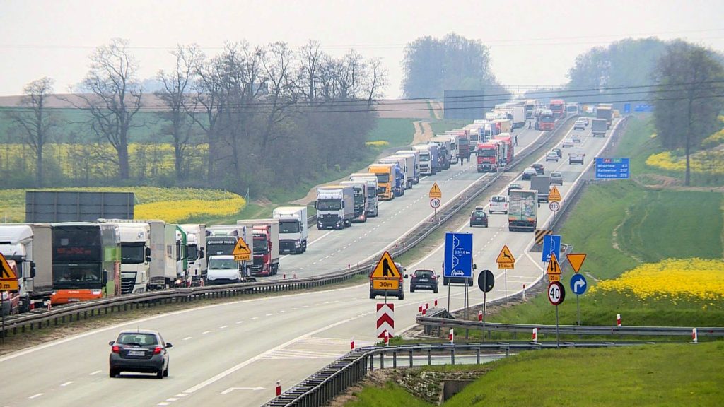 Utrudnienia na autostradzie A4