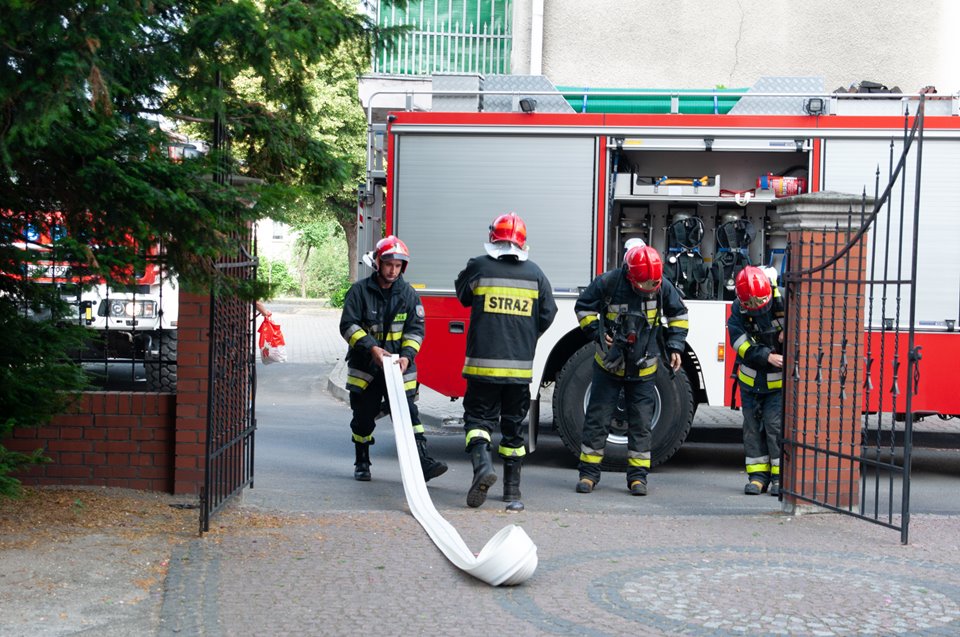 Pożar w ścinawskim kościele