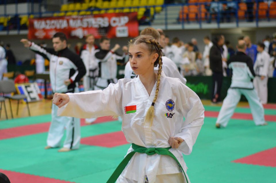 Zawodnicy taekwon-do na międzynarodowym turnieju