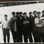 Drużyna Zagłębia Lubin czekająca na lotnisku na przesiadkę do Casablanki.