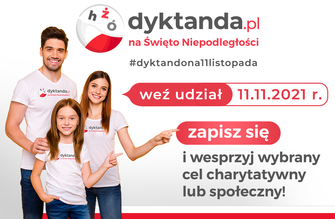 Charytatywne dyktando na Święto Niepodległości