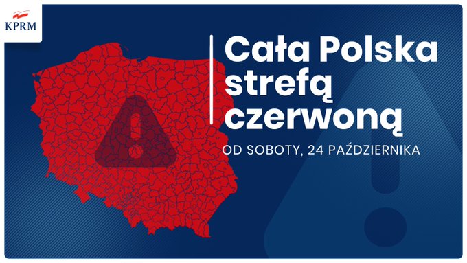 Cała Polska czerwona. Są nowe obostrzenia!