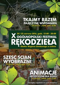 Festiwal rękodzieła - plakat