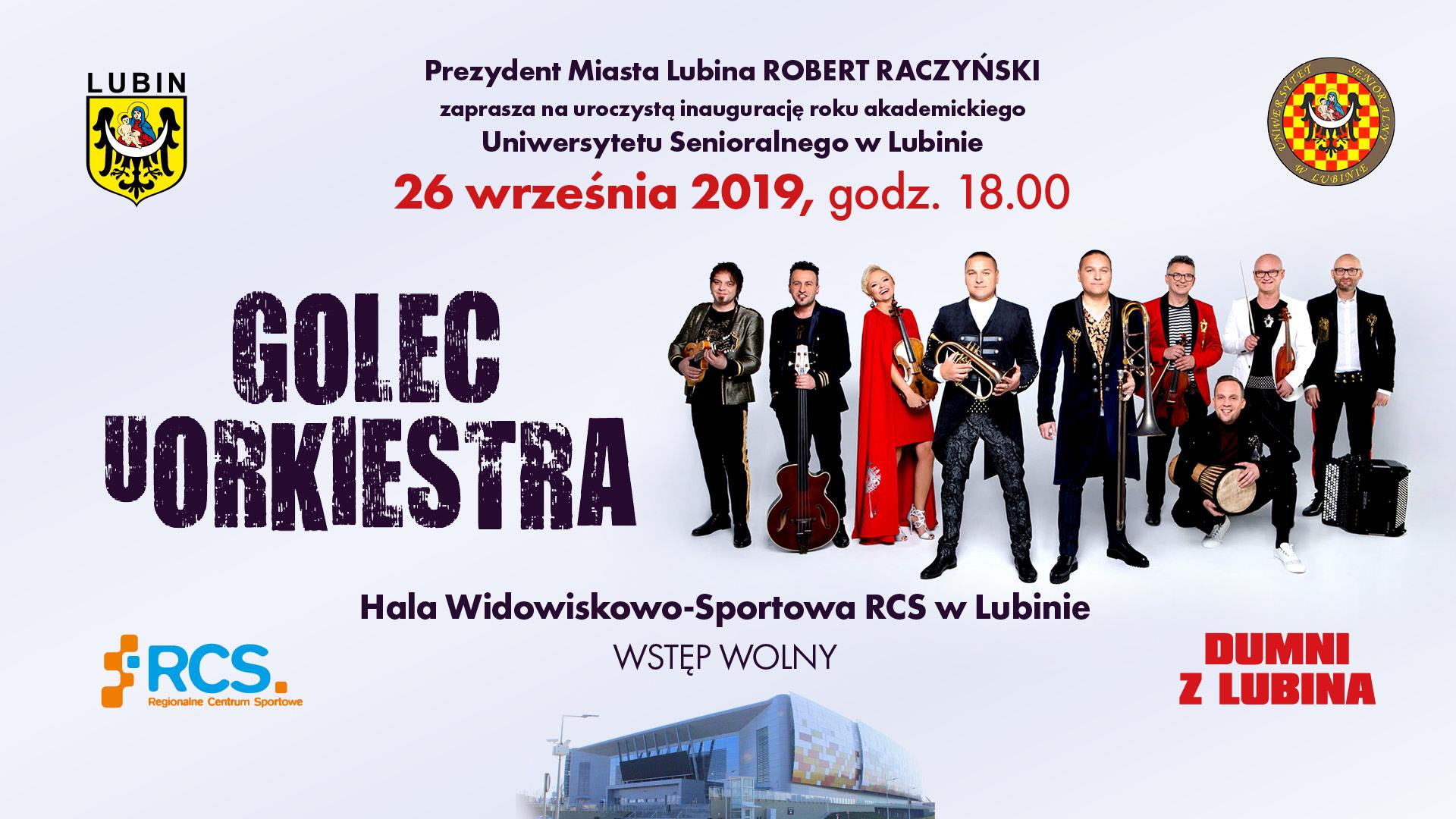 Golec uOrkiestra w lubińskiej hali. Wstęp bezpłatny