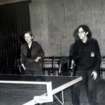 Grażyna Lasota (K.S. Tramwajarz Łódź), Alicja Lasota (AZS Łódź). 1967r.