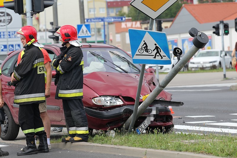 Zderzenie na skrzyżowaniu