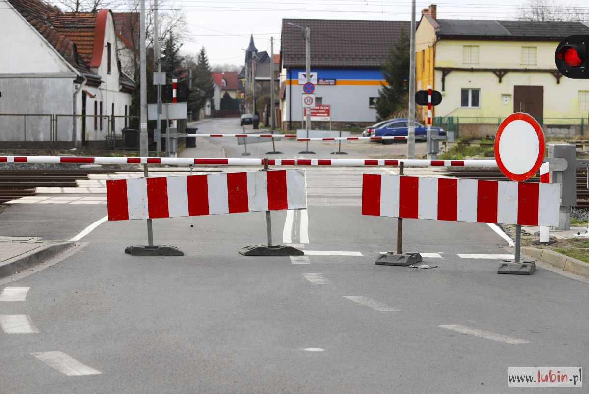 Przejazd na Starym Lubinie zamknięty dłużej