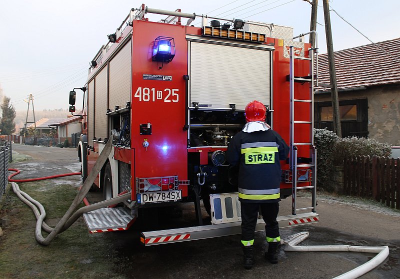 Pożar w Krzeczynie Wielkim