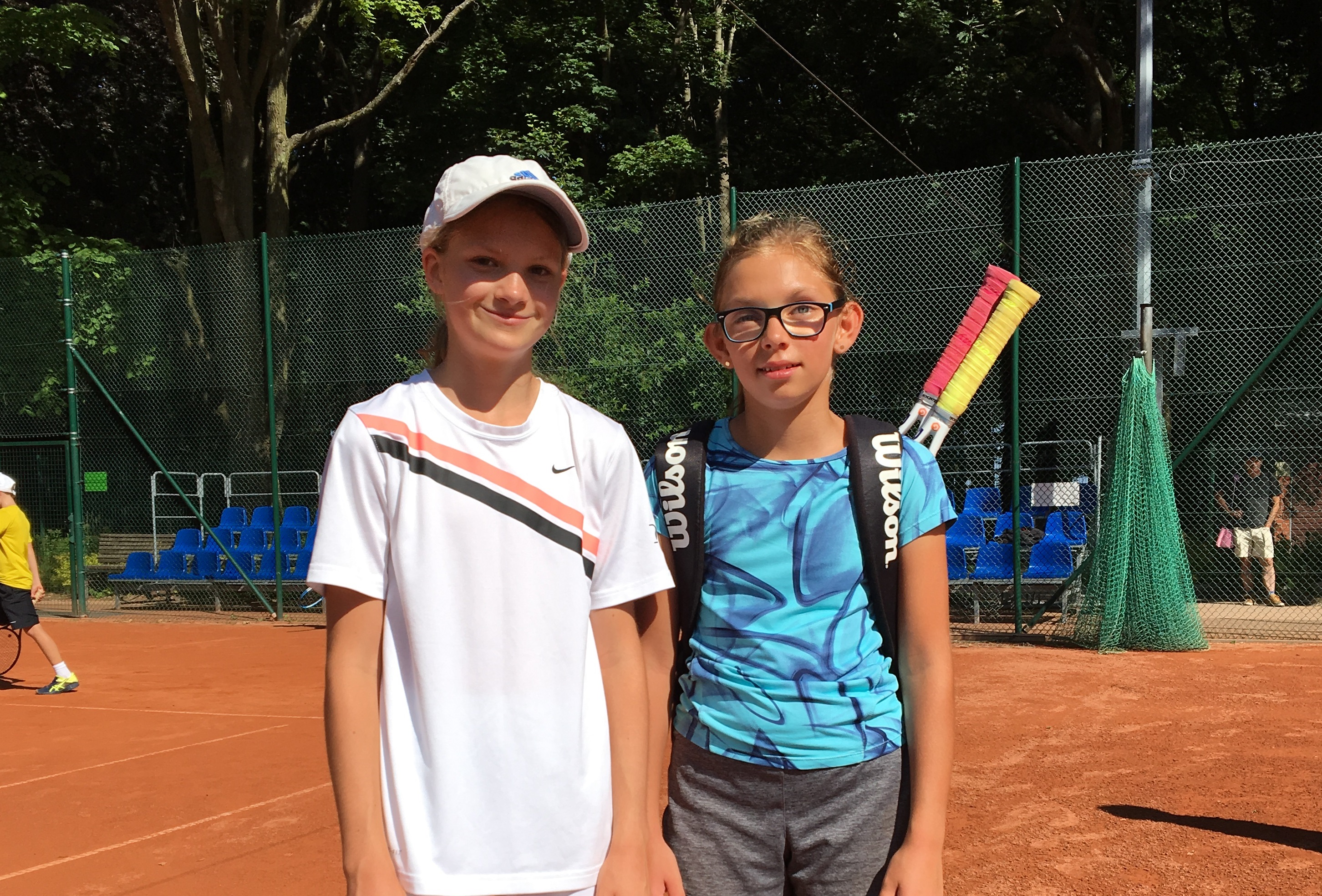 Zawodniczka Top Tenis na zawodach w Szczecinie