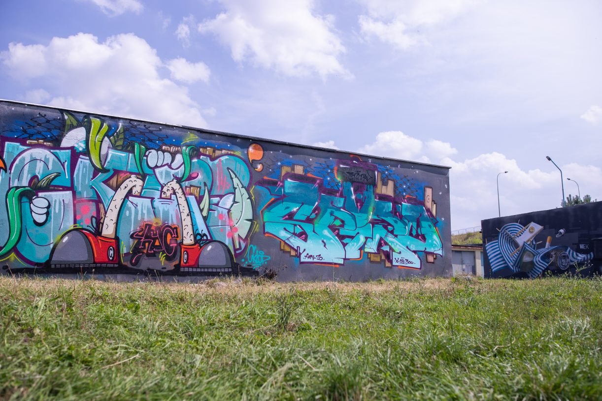 Nowe graffiti w Lubinie