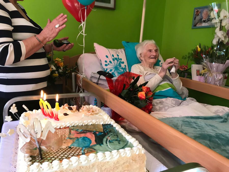 Urodzinowy tort dla 100-letniej lubinianki
