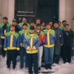 Jędrzej Kędziora wraz z drużyną Zagłębia Lubin podczas obozu przygotowawczego we Francji w styczniu 1991