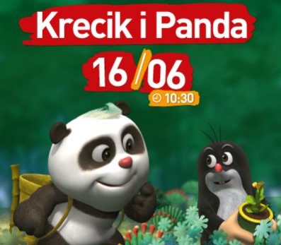 Filmowy poranek z Krecikiem i Pandą