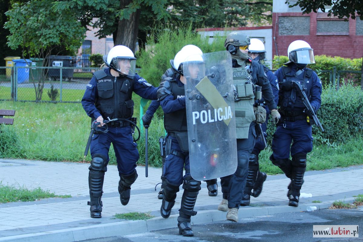 Komendant główny policji w sprawie wydarzeń w Lubinie