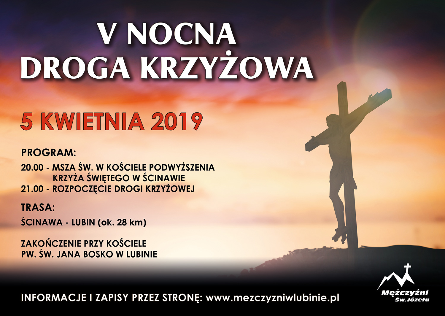 Nocna droga krzyżowa po raz piąty