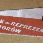 Pamiątkowy proporczyk za grę w reprezentacji juniorów