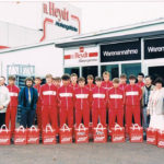 Rok 1987. Reprezentacja Polski Juniorów z Jędrzejem Kędziorą w drodze na turniej do Belgii. Wizyta w fabryce Coca Coli w niemieckim Osnabrück.