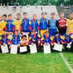 Rozdanie srebrnych medali po przegranym finale z Wisłą Kraków