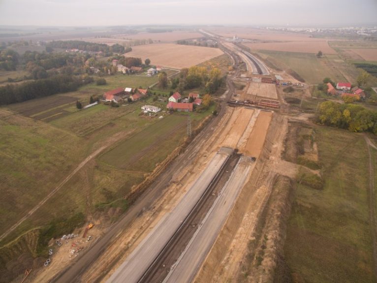 Trasa główna, okolice Krzeczyna/Fot. GDDKiA