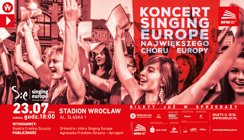 Singing Europe na Stadionie Wrocław