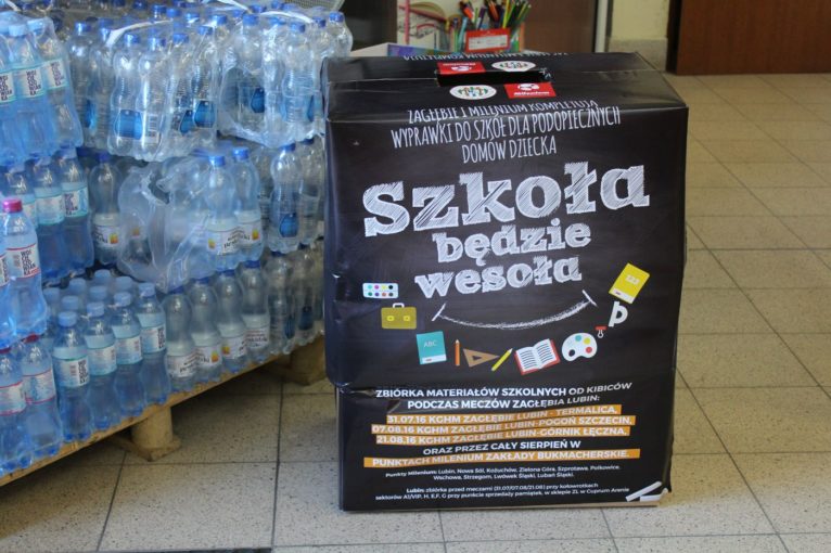 Szkoła będzie wesoła Zagłębie zbiórka przyborów szkolnych (3)