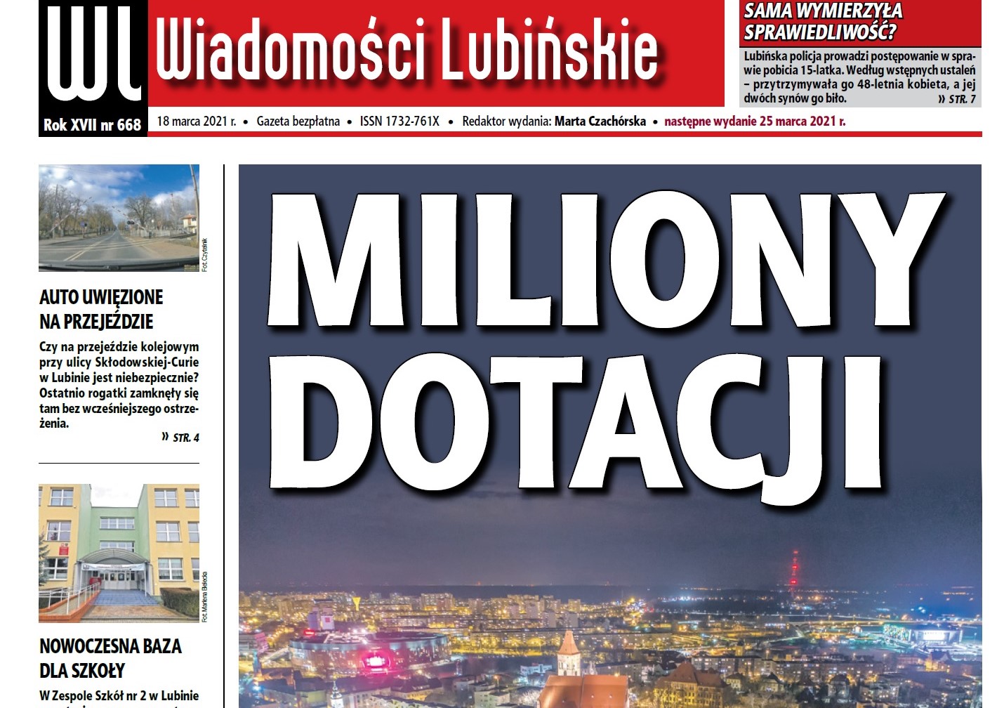 Kolejne wydanie „Wiadomości Lubińskich” już jutro