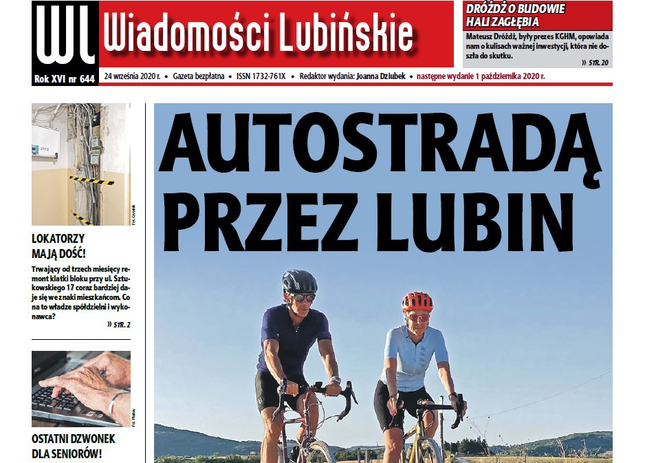 „Wiadomości Lubińskie” już w czwartek