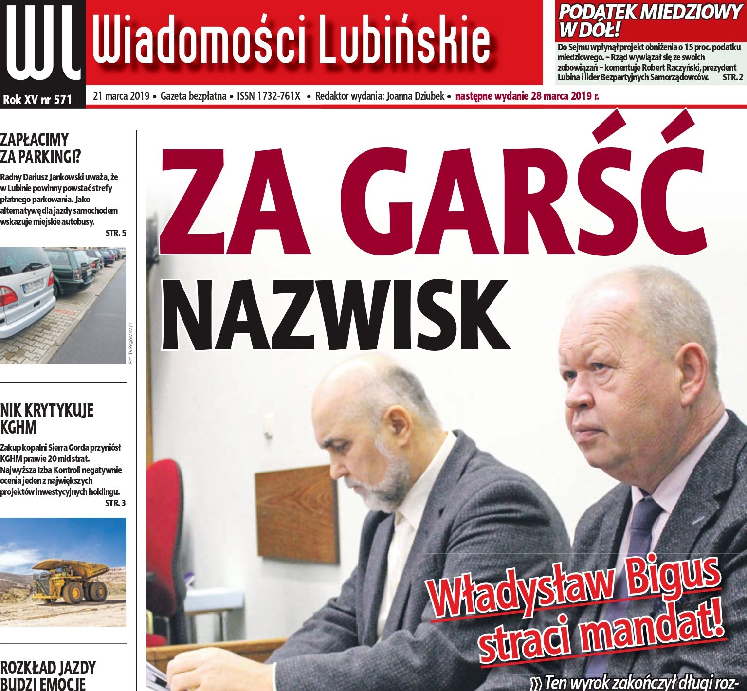 Nowe wydanie „Wiadomości Lubińskich” już jutro!