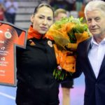 Witold Kulesza podczas pożegnania Karoliny Semeniuk