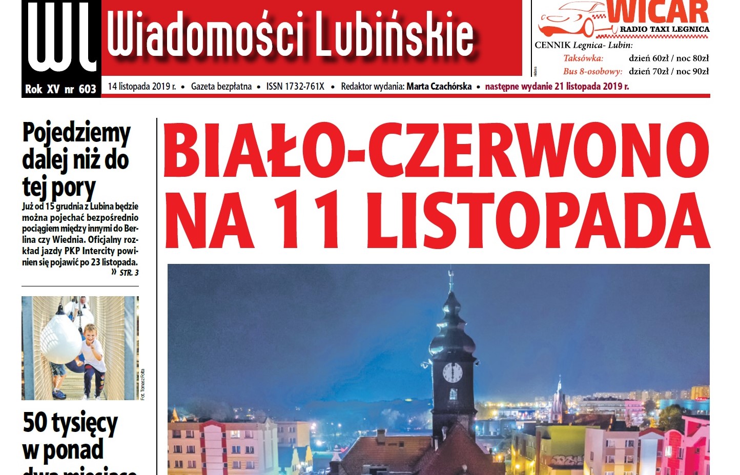 „Wiadomości Lubińskie” już w czwartek