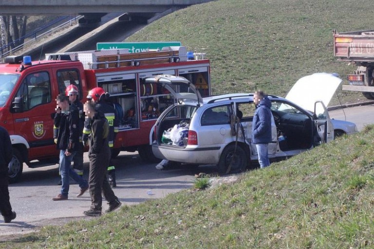 Skoda wjechała w ciężarówkę