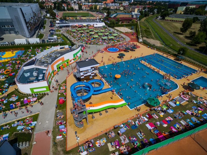 Rekordowy weekend na lubińskim basenie