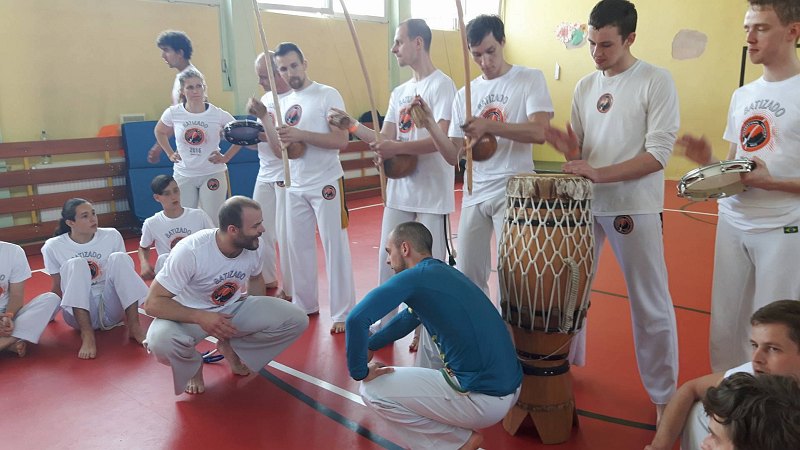 Capoeira z Gminnego Gimnazjum