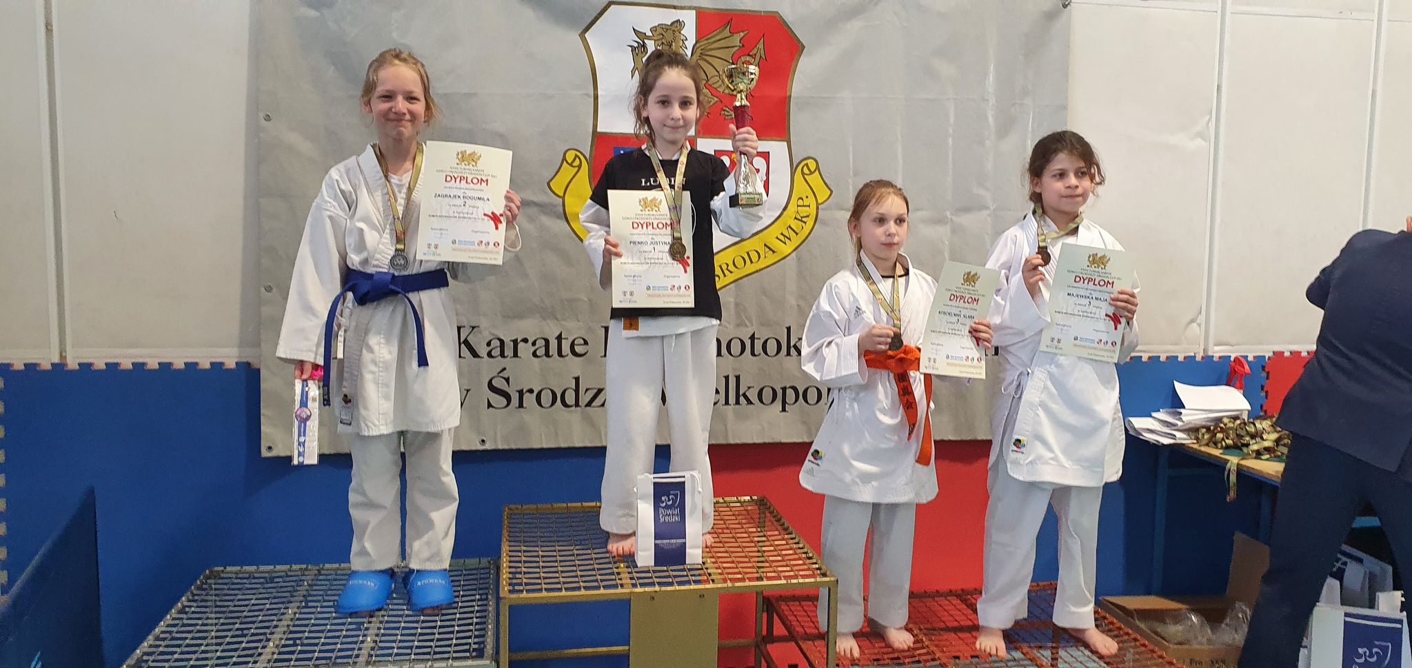 Lubińska wojowniczka na podium Karate Dragon Cup