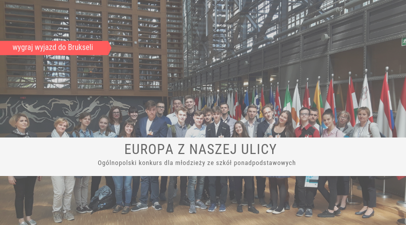 Ruszyła druga edycja ogólnopolskiego konkursu „Europa z naszej ulicy”