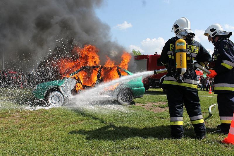 Ognisty festyn od strażaków