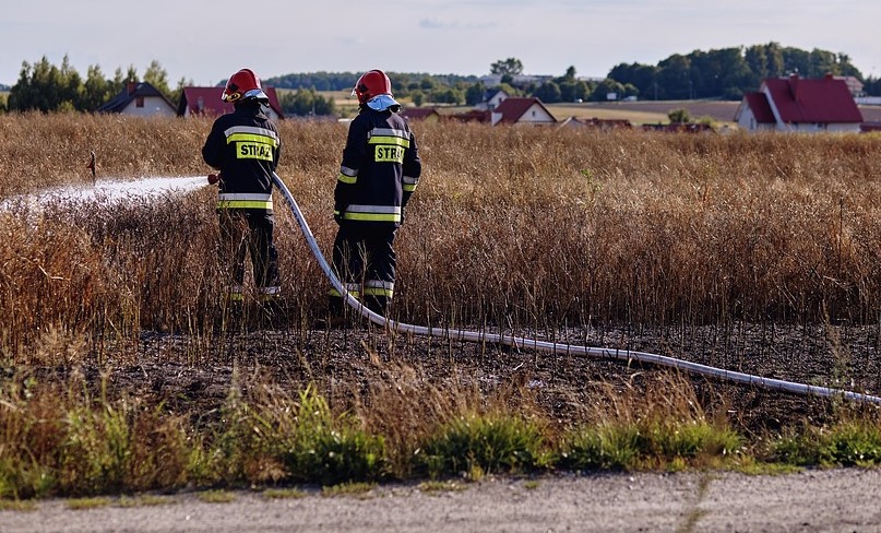 Coraz więcej pożarów traw. Wiele z nich to podpalenia