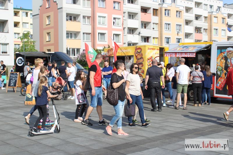 Mobilne kuchnie nakarmiły lubinian