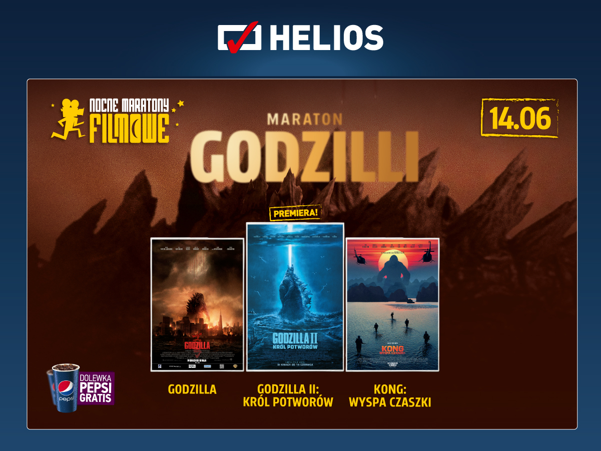 Noc filmowa z Godzillą