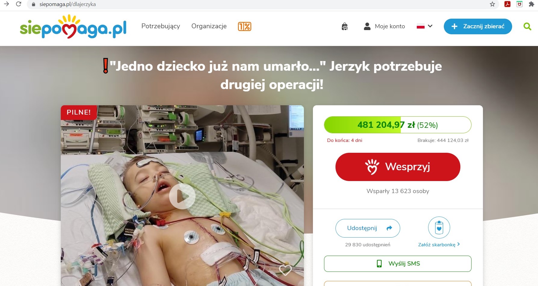 Od tego zależy jego życie!