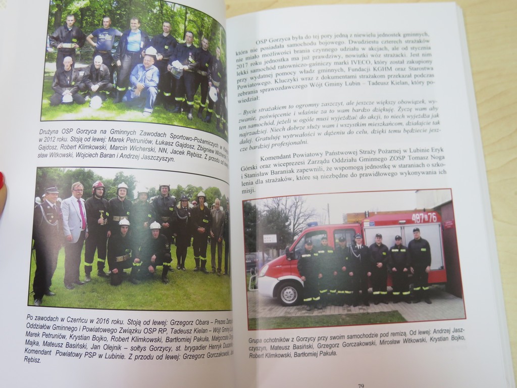 Powstała książka o gminnych strażakach