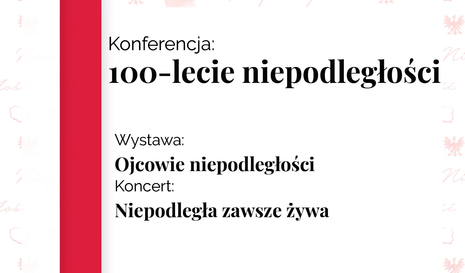 Konferencja na 100-lecie niepodległości